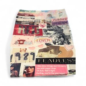 Taylor Swift Themed Throw Blanket